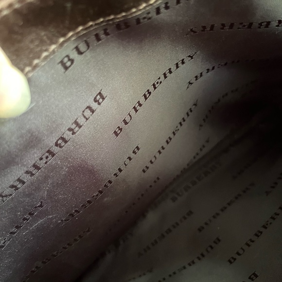 Burberry Nova Check Leather Trim Square Bag - Picture 5 of 16